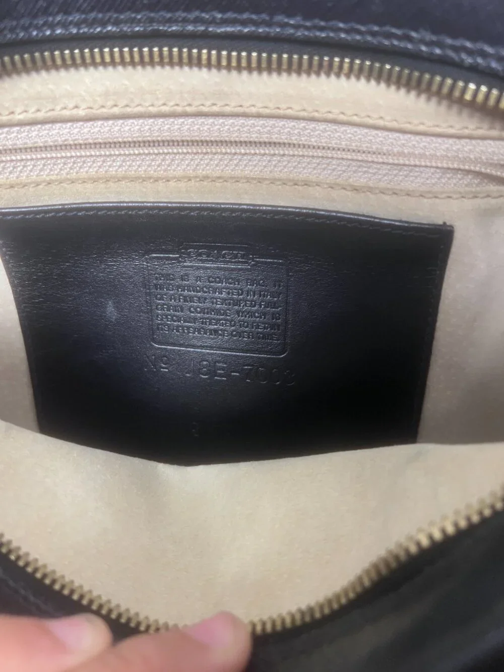 Rare Vintage Coach Gramercy Made in Italy